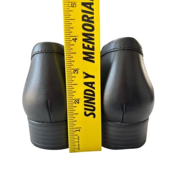 Clarks Collection Slip-On Penny Loafers Juliet Coast Black Leopard Shoe Size 9 - Picture 10 of 11